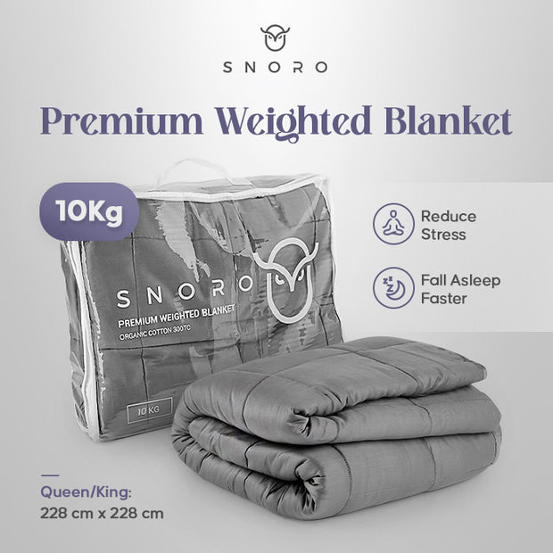 Snoro Weighted Blanket 10 Kg (Queen/King)
