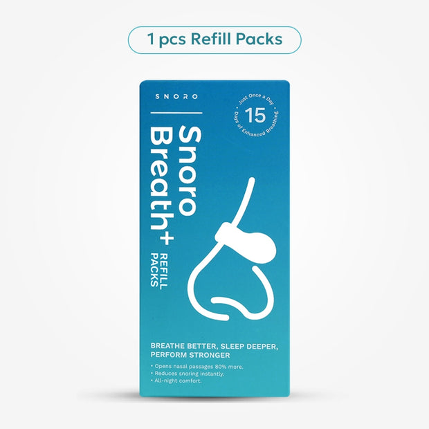 REFILL Snoro Breath Tabs Pack - Mengurangi Mengorok, Meningkatkan Kualitas Tidur dan Asupan Oksigen