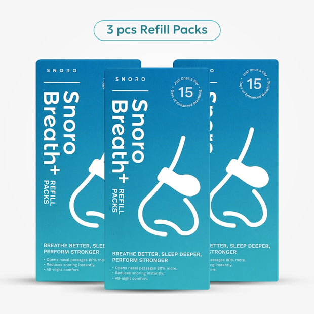 REFILL Snoro Breath Tabs Pack - Mengurangi Mengorok, Meningkatkan Kualitas Tidur dan Asupan Oksigen