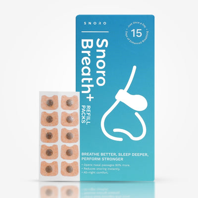REFILL Snoro Breath Tabs Pack - Mengurangi Mengorok, Meningkatkan Kualitas Tidur dan Asupan Oksigen