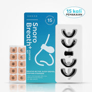 Snoro Breath+ Nasal Strip- Mengurangi Mendengkur Mengorok, Meningkatkan Asupan Oksigen & Tidur