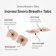 REFILL Snoro Breath Tabs Pack - Mengurangi Mengorok, Meningkatkan Kualitas Tidur dan Asupan Oksigen
